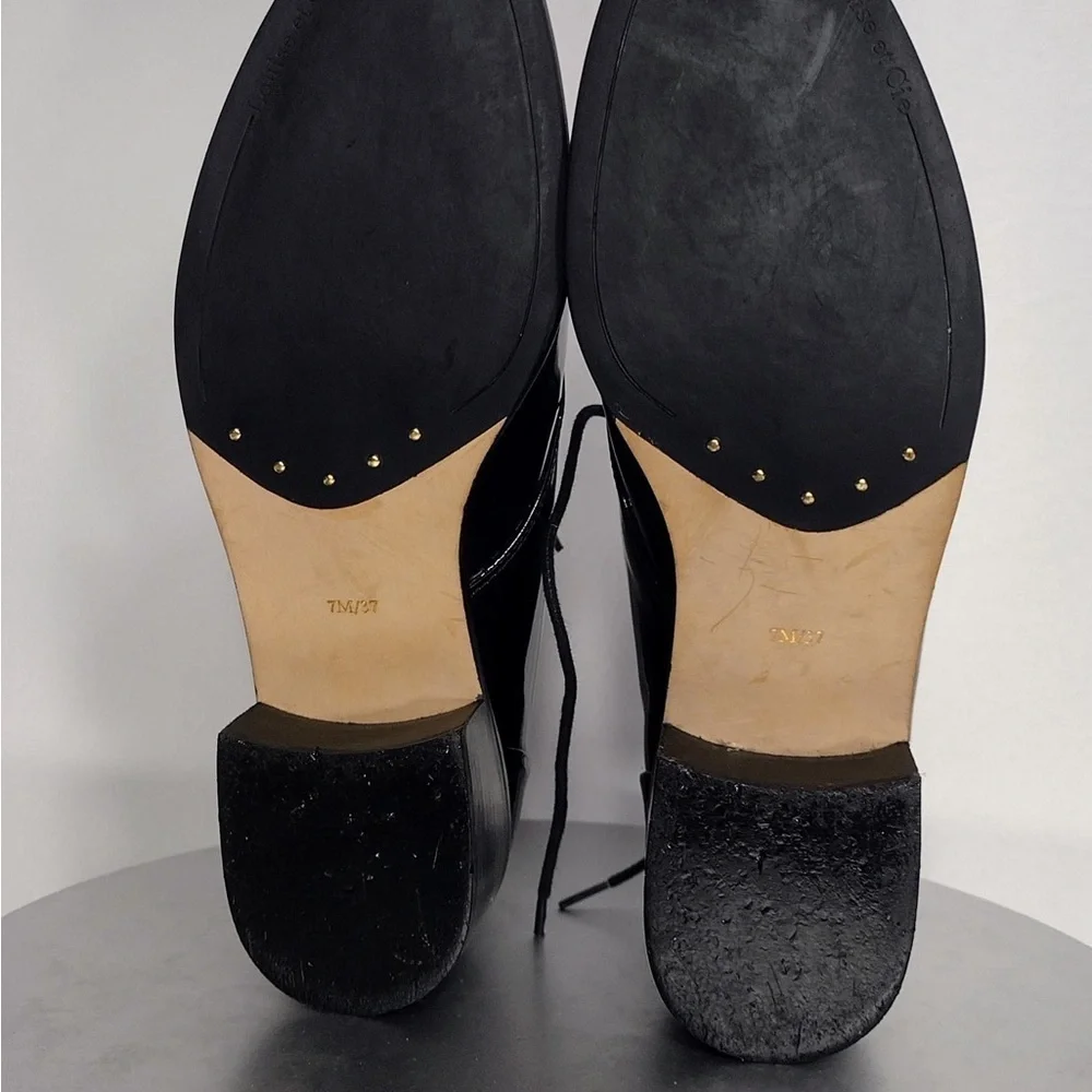 Louise Et Cie Classic Black Men's Dress Shoes size 7 pre owned Exellent cond